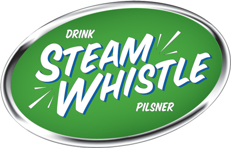 Steam Clipart Steam Whistle - Steam Whistle Logo Png (579x405), Png Download