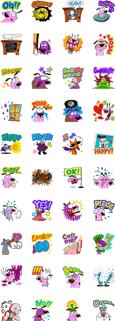 Courage The Cowardly Dog - Icon (420x1121), Png Download