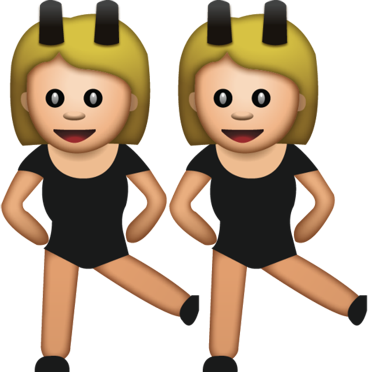 Dancing Girl Emoji Png - Dancing Girls Emoji Png (1200x1200), Png Download