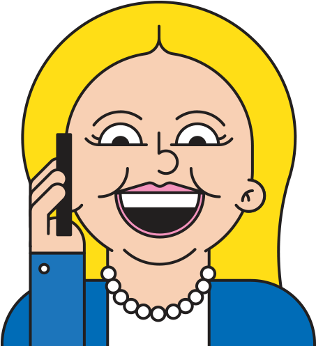 The Democratic Frontrunner Doing Clinton-esque Things, - Hillary Clinton Emoji (530x530), Png Download