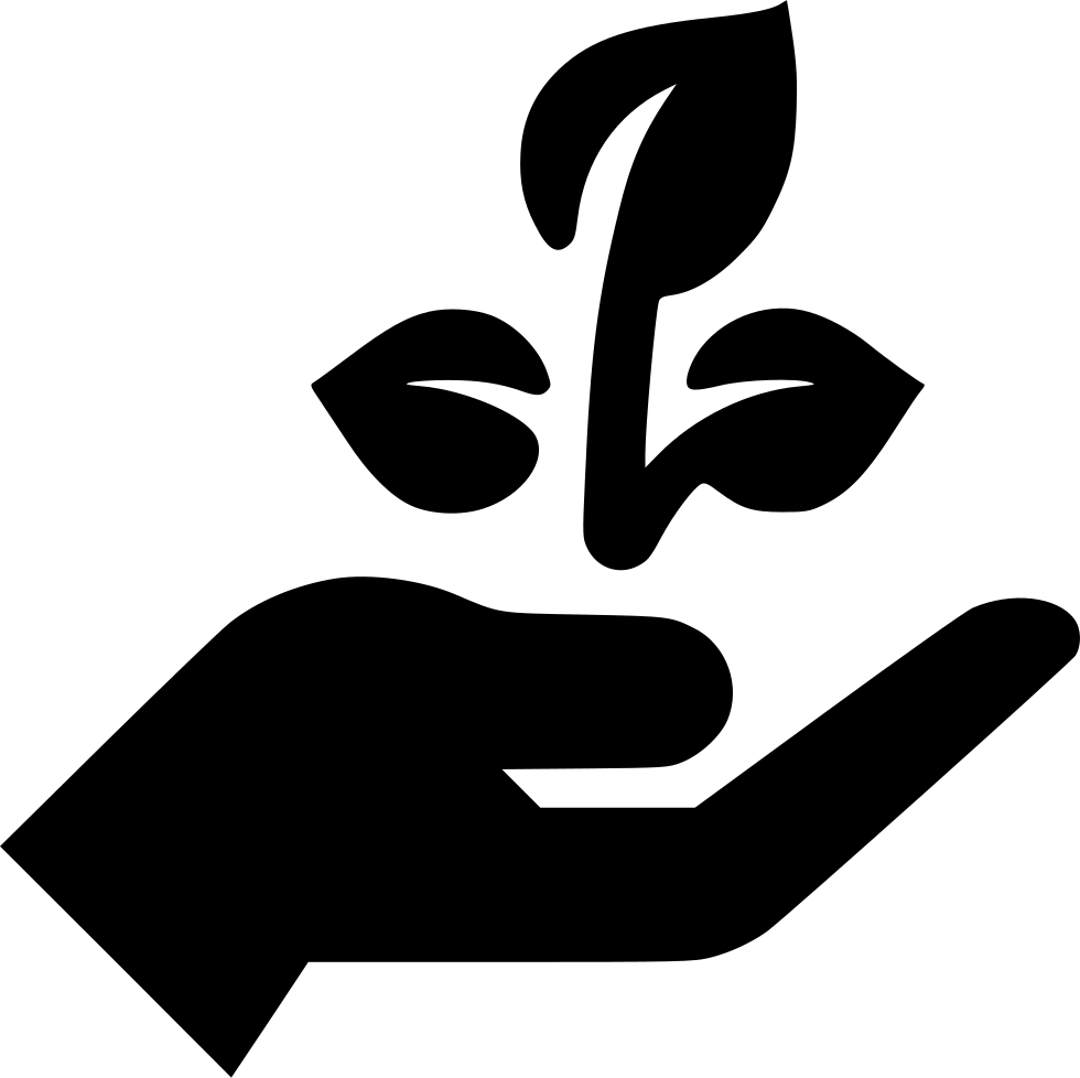 Hand Seedling Plant Grow Comments - Icon Sprout (980x978), Png Download