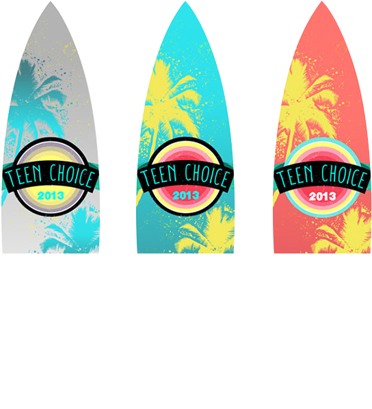 2013 Teen Choice Awards Surfboard - Teen Choice Awards Surfboard 2013 (580x640), Png Download