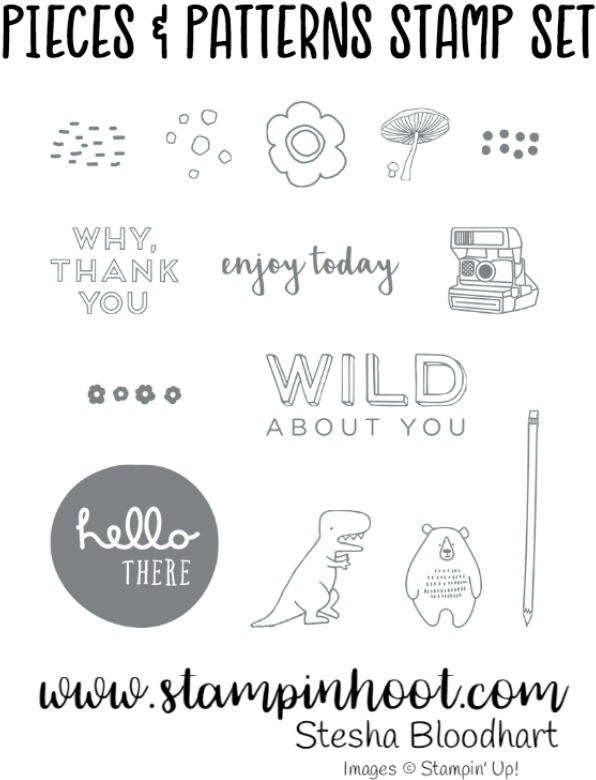 Pieces & Patterns Stamp Set And Pick A Pattern Suite - Pattern (640x817), Png Download