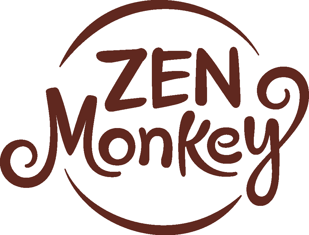 Zen Monkey (997x758), Png Download