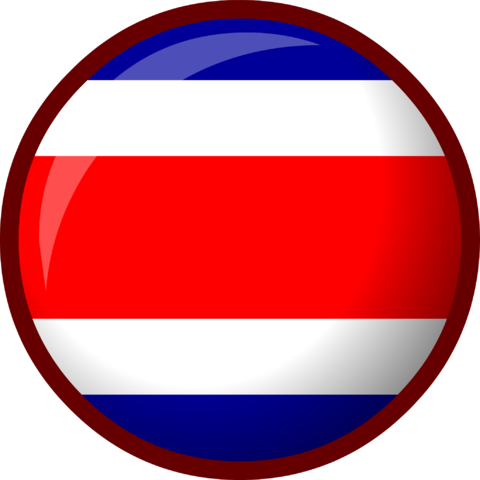 Costa Rica Flag - Costa Rica Flag Circle (480x480), Png Download