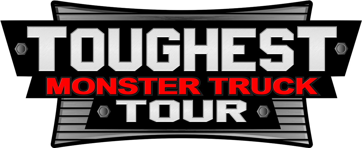 Treadwear Presents The Toughest Monster Truck Tour - Toughest Monster Truck Tour Logo (1333x665), Png Download