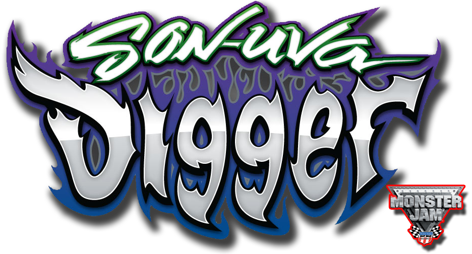 As One Of The Top Draws For Monster Jam Events, Ryan - Son Uva Digger Monster Truck Logo (936x504), Png Download