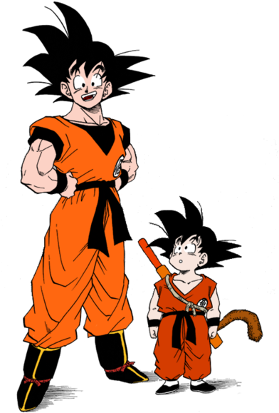Techniques - Akira Toriyama Art Goku (500x613), Png Download