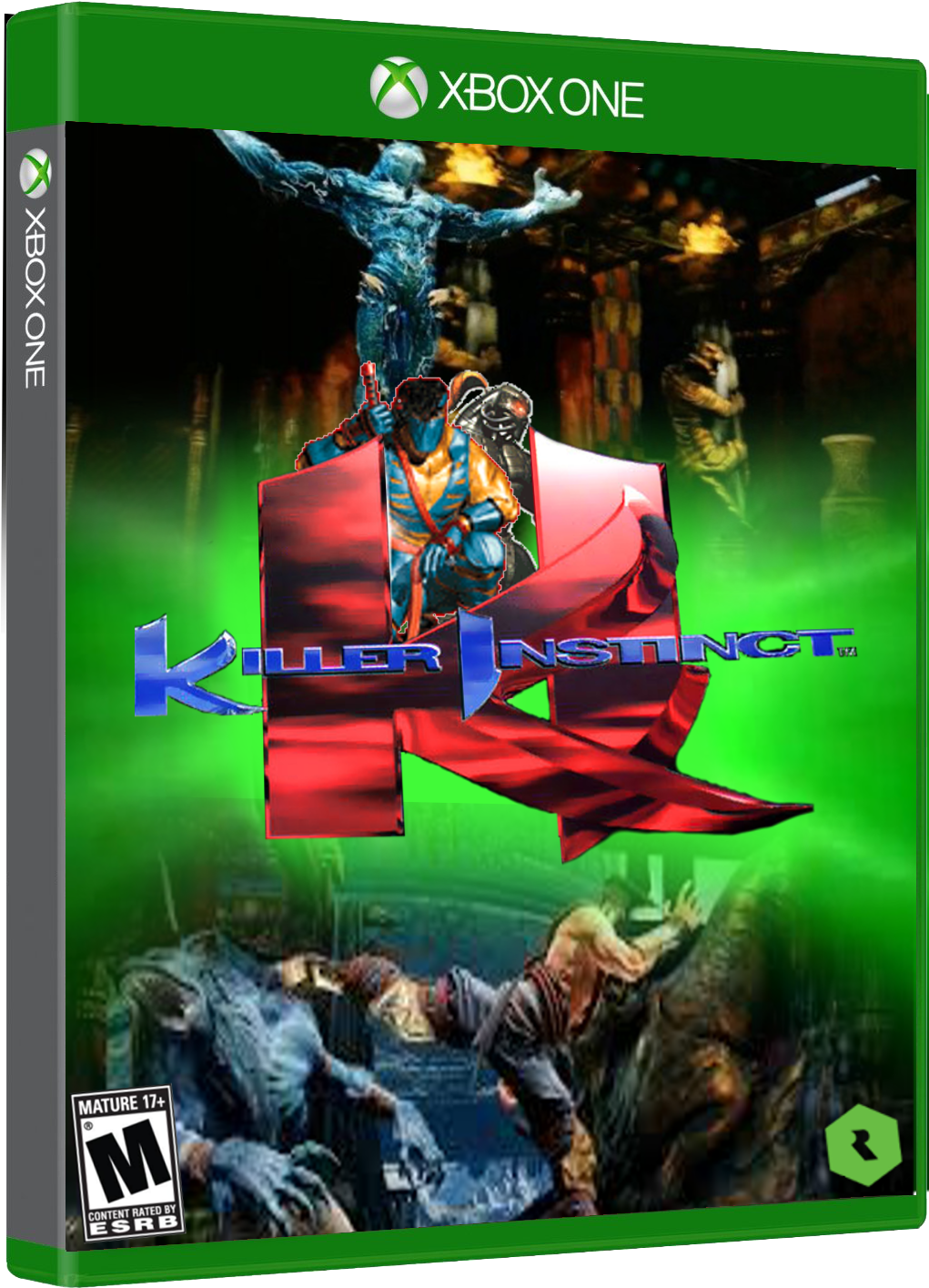 Killer Instinct Box Cover - Killer Instinct Para Xbox 360 (1100x1500), Png Download