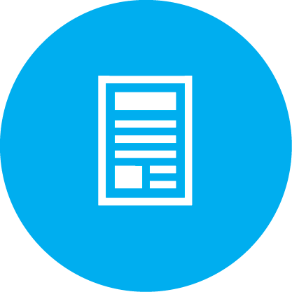 Content Marketing Icon - Facebook Logo Blue Circle (417x417), Png Download