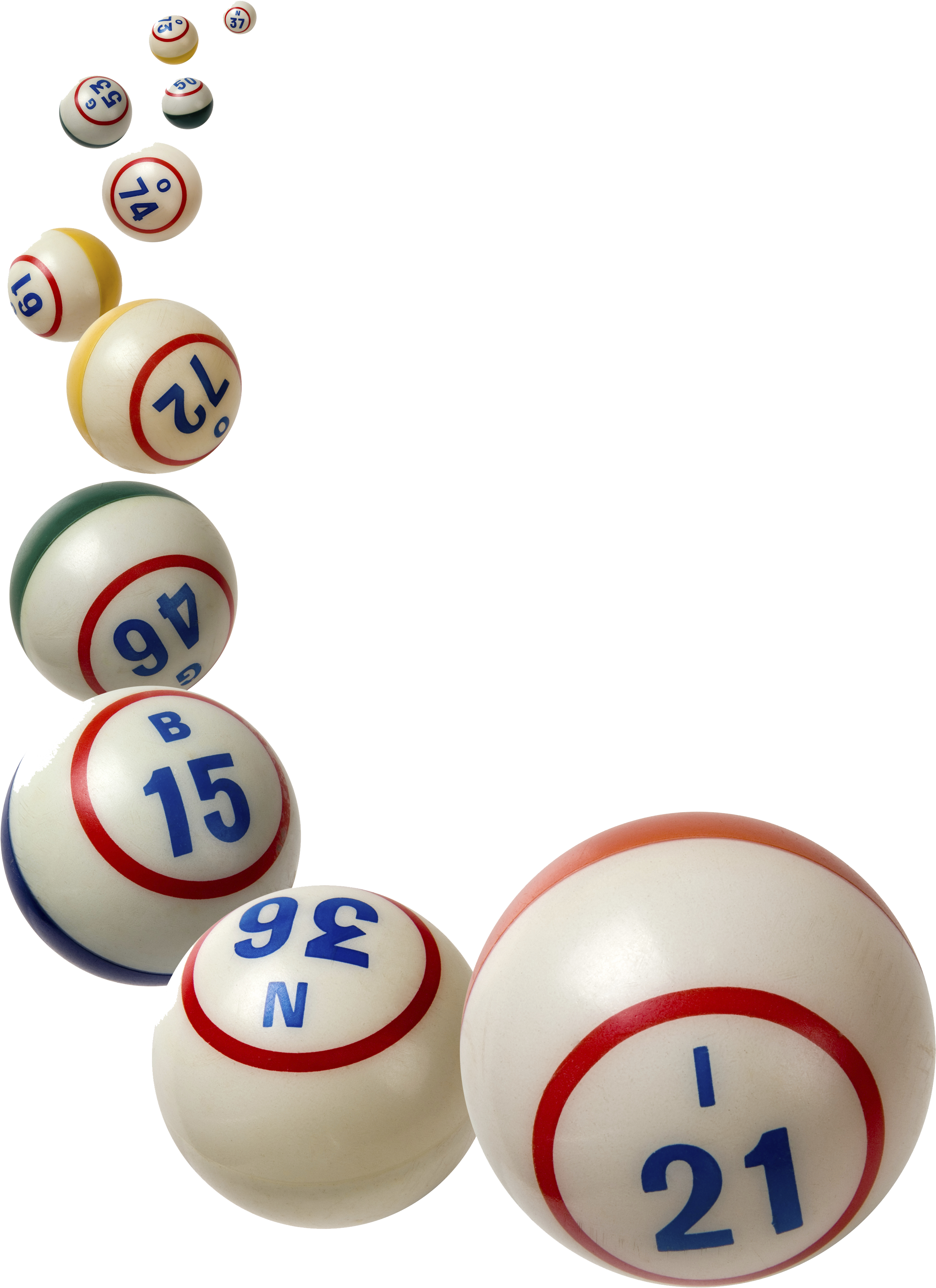 Bingo Balls (2700x3600), Png Download