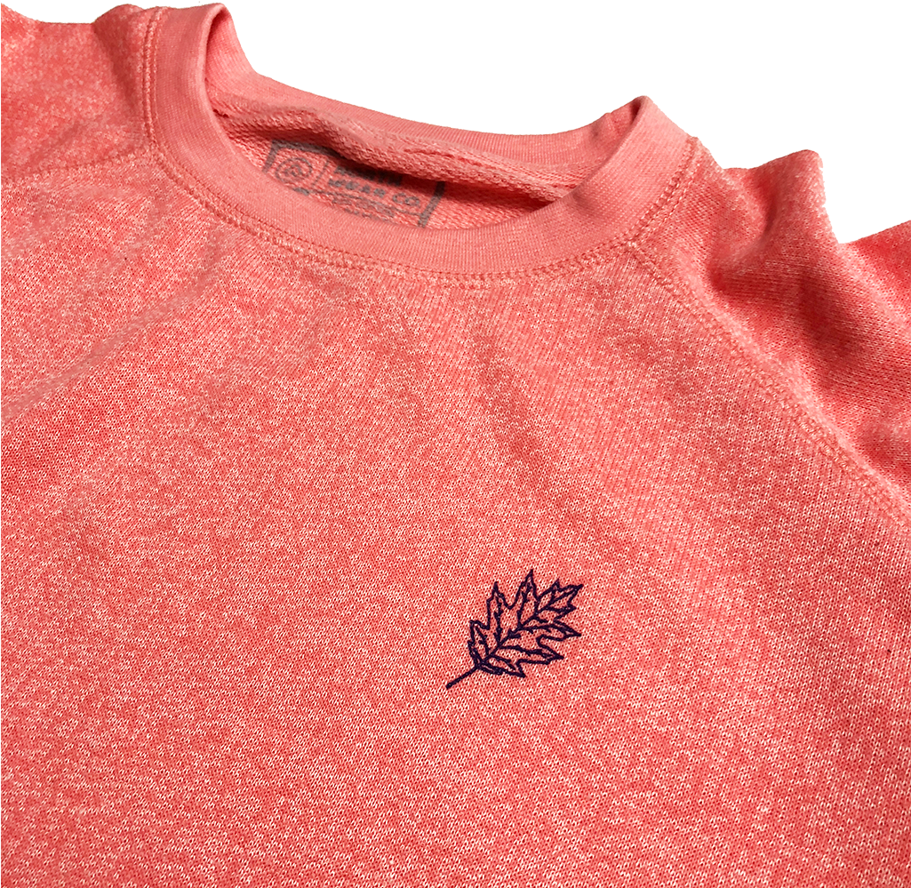 "oak Leaf" Cotton Candy Women's Snowflake Terry Crew - Oak (1024x1024), Png Download