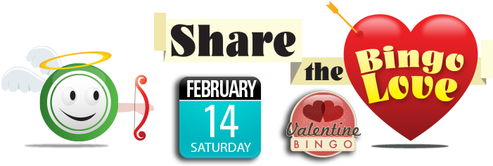 Share The Bingo Love - Bingo Love (735x250), Png Download