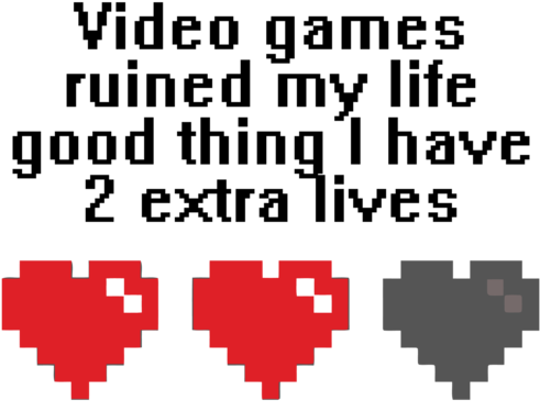 Video Games Ruined My Life T Shirt (500x500), Png Download