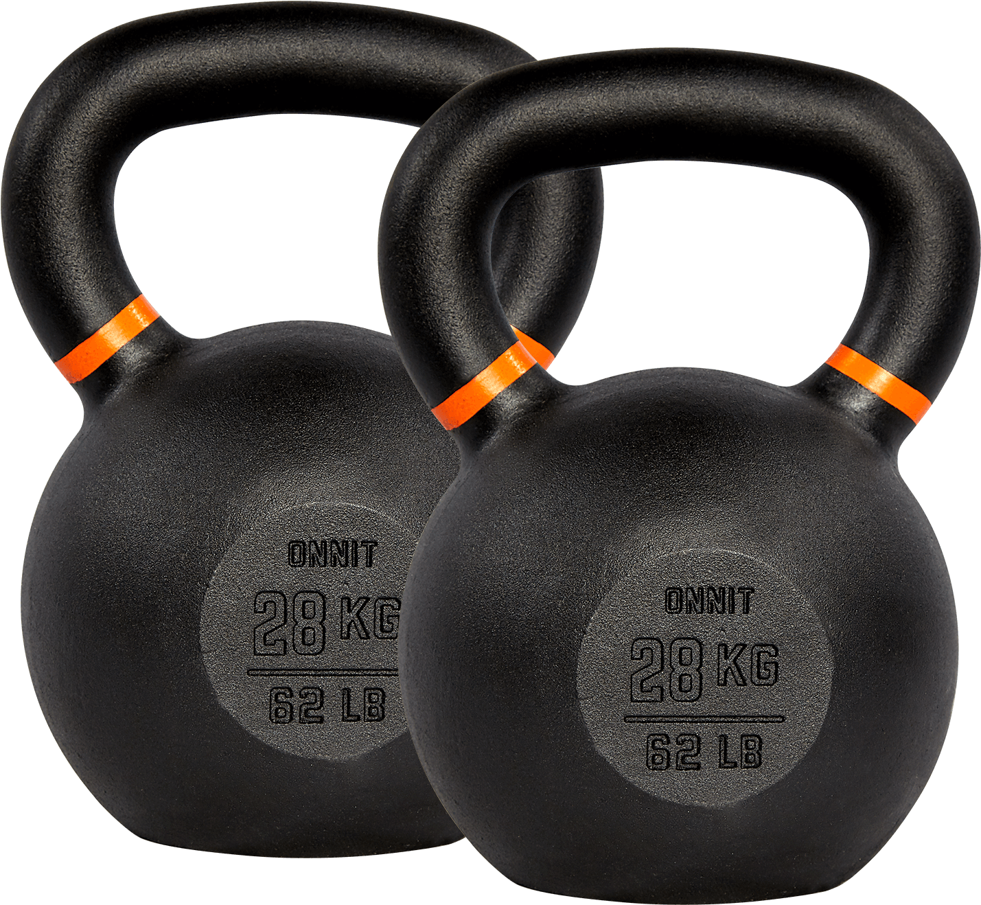 Onnit Double 28kg Kettlebells - Kettlebell (1470x2000), Png Download