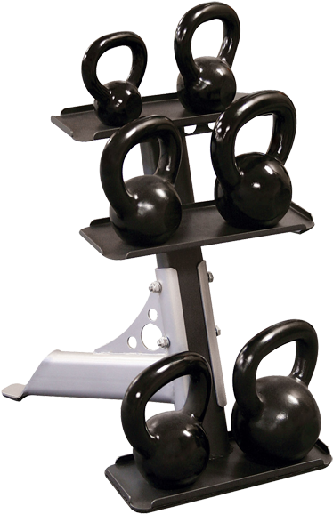 3-tier Kettlebell Rack - Body Solid Gdkr50 (600x600), Png Download