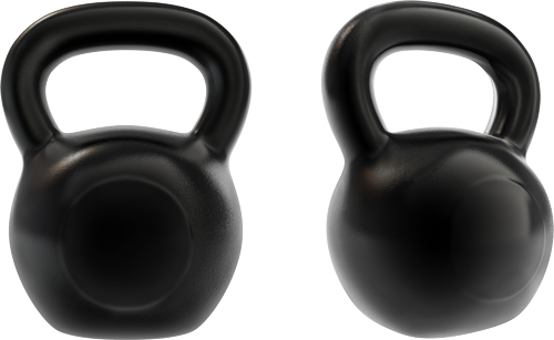 Kettlebell (500x307), Png Download