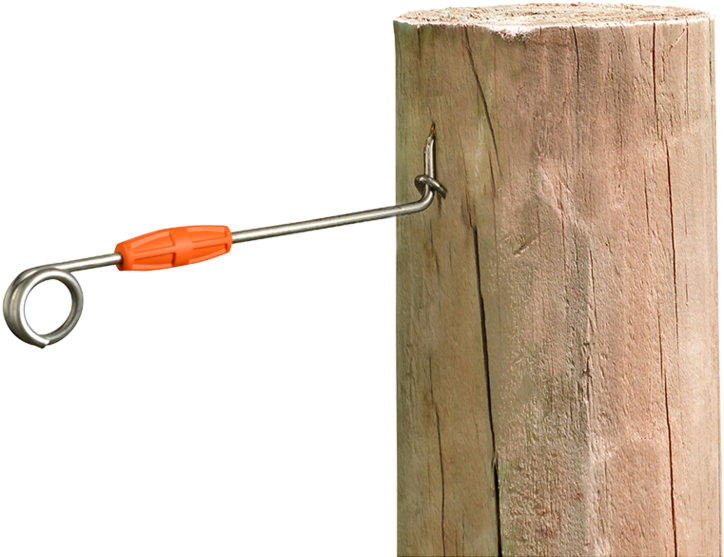 20 X Gallagher Wood Post Offset Insulator - 26cm (478x358), Png Download