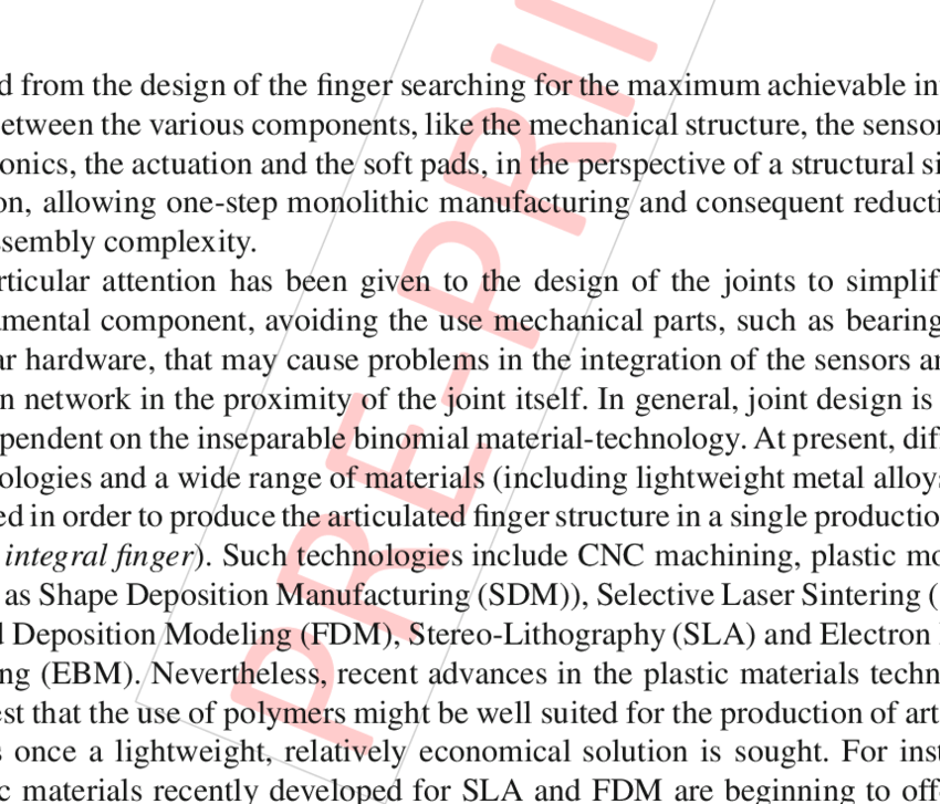 Prototype Of The Dexmart Hand With Enhanced Surface - Texte (850x727), Png Download