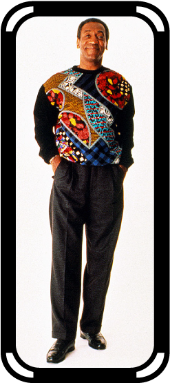Bill Cosby - Bill Cosby Xmas Sweater (260x565), Png Download