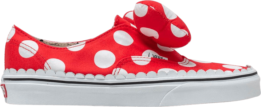 Disney X Authentic Gore 'minnie's Bow' - Disney X Vans Minnie's Bow Authentic Gore Shoes (849x350), Png Download