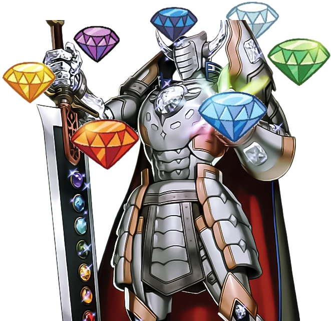 View Samegoogleiqdbsaucenao Chaos Emeralds , - Yugioh Gem Knight Master Diamond (724x670), Png Download