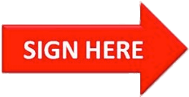 Red Sign Here Arrow - Hcv Treatment Timeline 2017 (400x400), Png Download