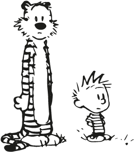Calvin And Hobbes Vector Logo - Calvin And Hobbes Png (400x400), Png Download