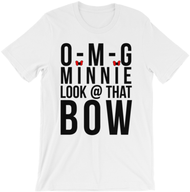 "omg Minnie" Yolotee - Everybody Wants To Rule The World T Shirt (394x394), Png Download