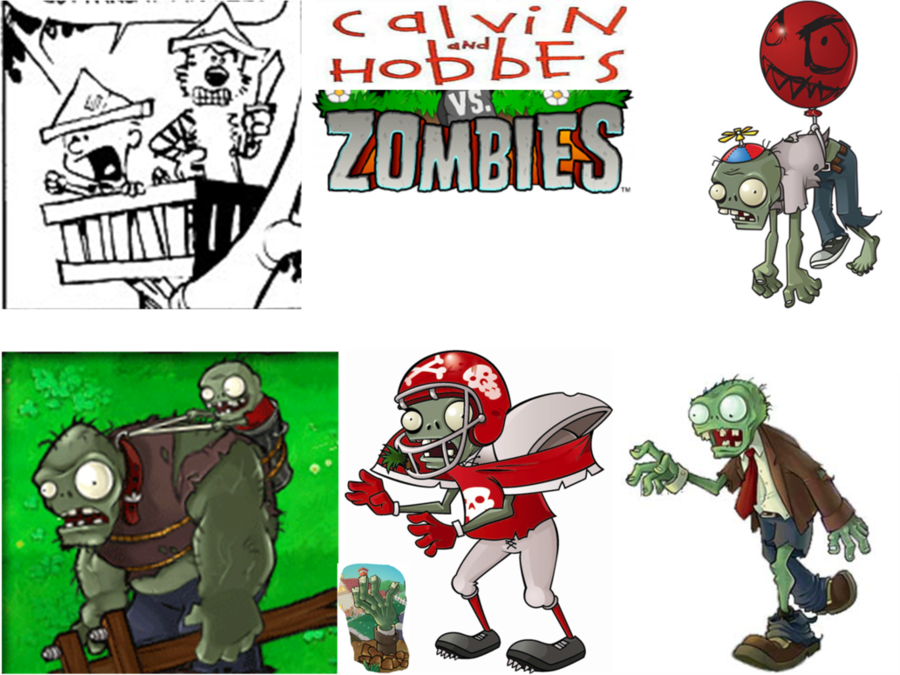 Download Calvin And Hobbes Clipart Art Calvin And Hobbes - Monopoly - Plants Vs Zombies (900x675), Png Download