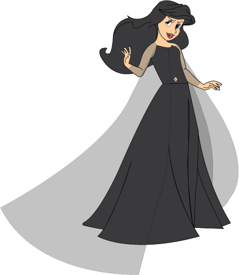 Evil Ariel - Evil Elsa Png (488x561), Png Download