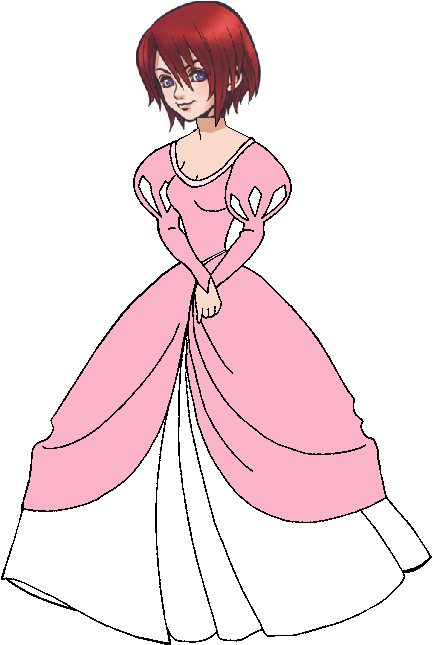 Kairi As Ariel - Rose Maid Suiseiseki Cosplay Wig (452x646), Png Download
