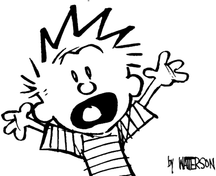 Calvin And Hobbes What If God (466x360), Png Download
