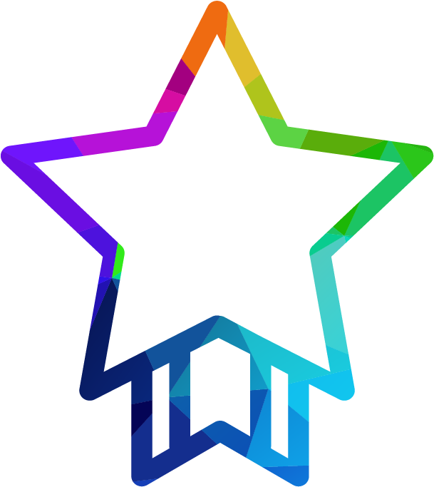 Star Ribbon Award Icon - Estrela Branca Em Png (692x752), Png Download
