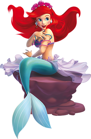 Ariel From The Little Mermaid - Free Disney Dining 2019 (300x458), Png Download