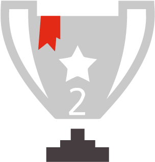 Icon-award - 2nd Place Icon Png (390x357), Png Download