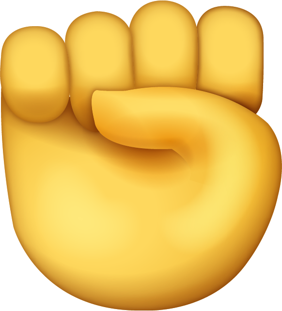 Download Ai File - Iphone Fist Emoji Png (582x642), Png Download