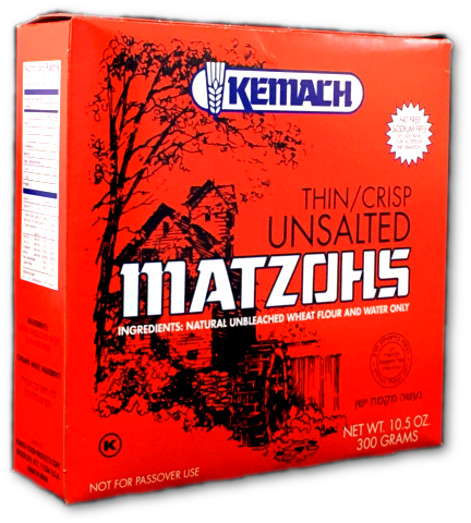 Unsalted Matzo - Kemach Spaghetti 16 Oz (459x501), Png Download
