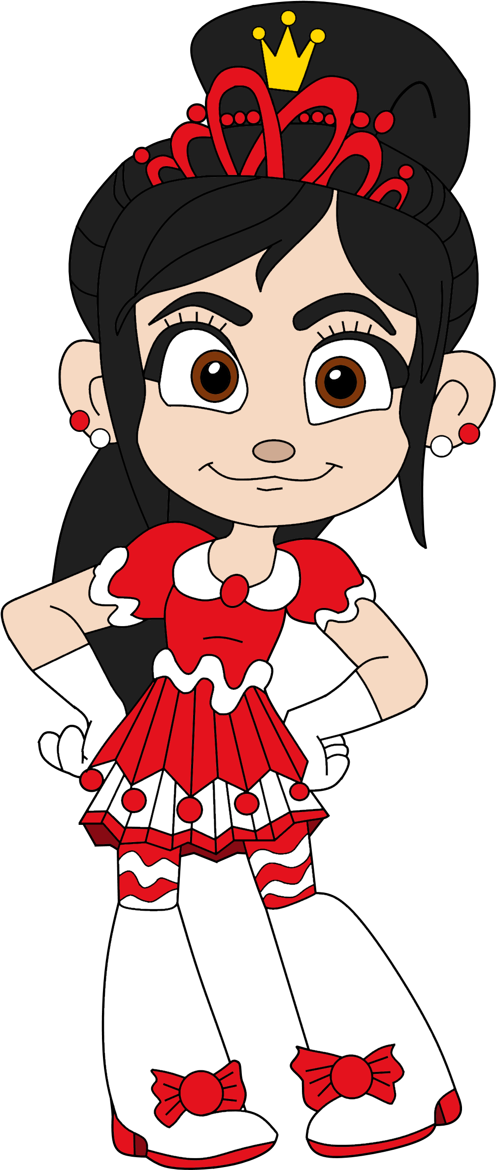 Teen Vanellope In A Prom Dress - Vanellope Von Schweetz (1050x2404), Png Download