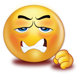 Angry Sad Fist Emoji - Sadness (384x384), Png Download