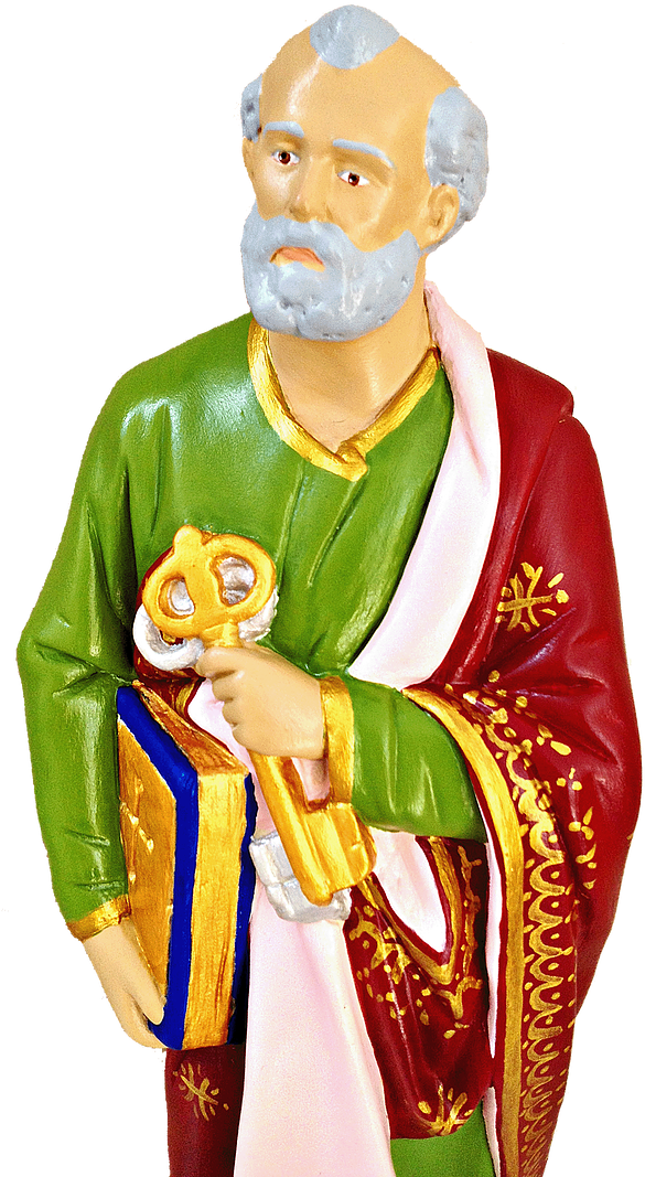 Sao Pedro Png - Imagem De São Pedro Apóstolo (600x1070), Png Download