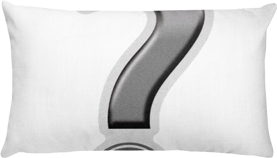 Emoji Bed Pillow - Throw Pillow (1000x1000), Png Download