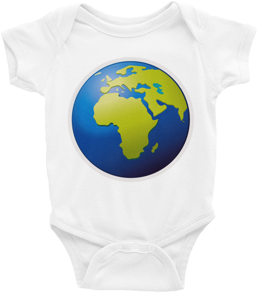 Emoji Baby Short Sleeve One Piece - Planet Earth Tshirt Save Our Planet Stop Climate Change (1000x1000), Png Download