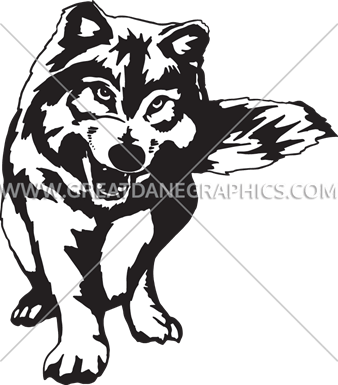 Wolf Full Body - Wolf (338x385), Png Download