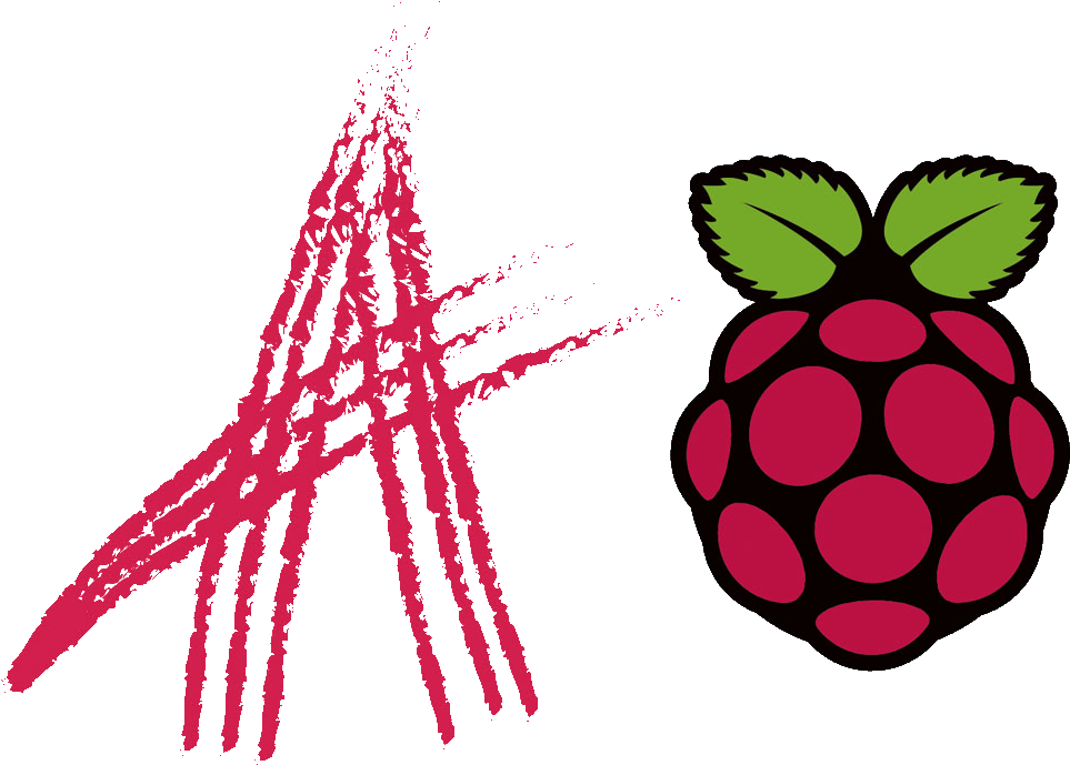 Aras A Logo With Raspberry Pi Logo - Noobs For Raspberry Pi 3 Preloaded With Osmc, Raspbian, (1013x751), Png Download