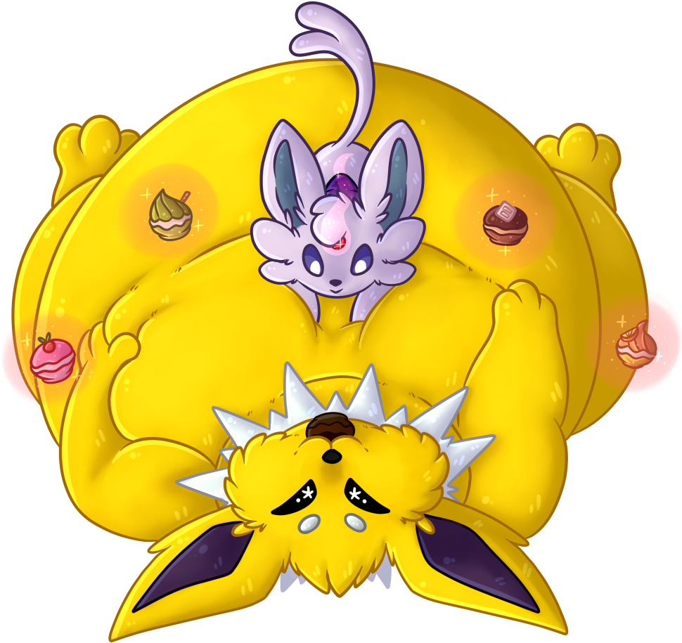 Stuffing The Jolteon - Weasyl How To Properly Stuff An Umbreon (1000x931), Png Download