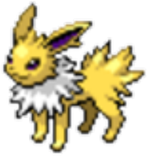 Jolteon Sprite Png - Jolteon Gen 5 Sprite (420x420), Png Download