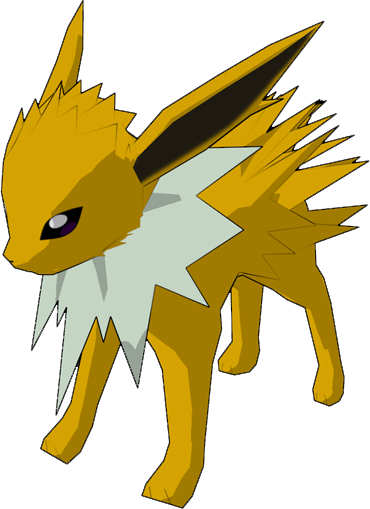 Jolteon - Cartoon (370x509), Png Download