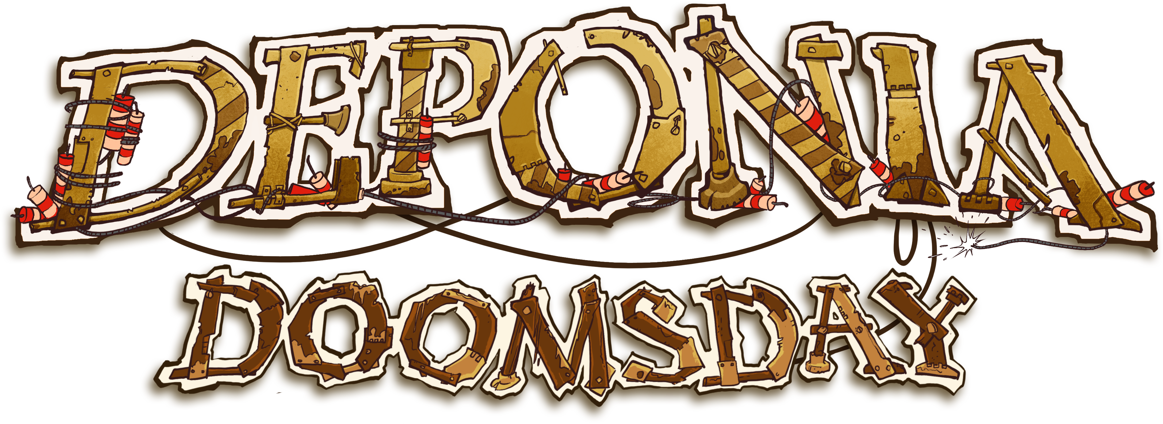 Deponia Doomsday Logo (3954x1583), Png Download