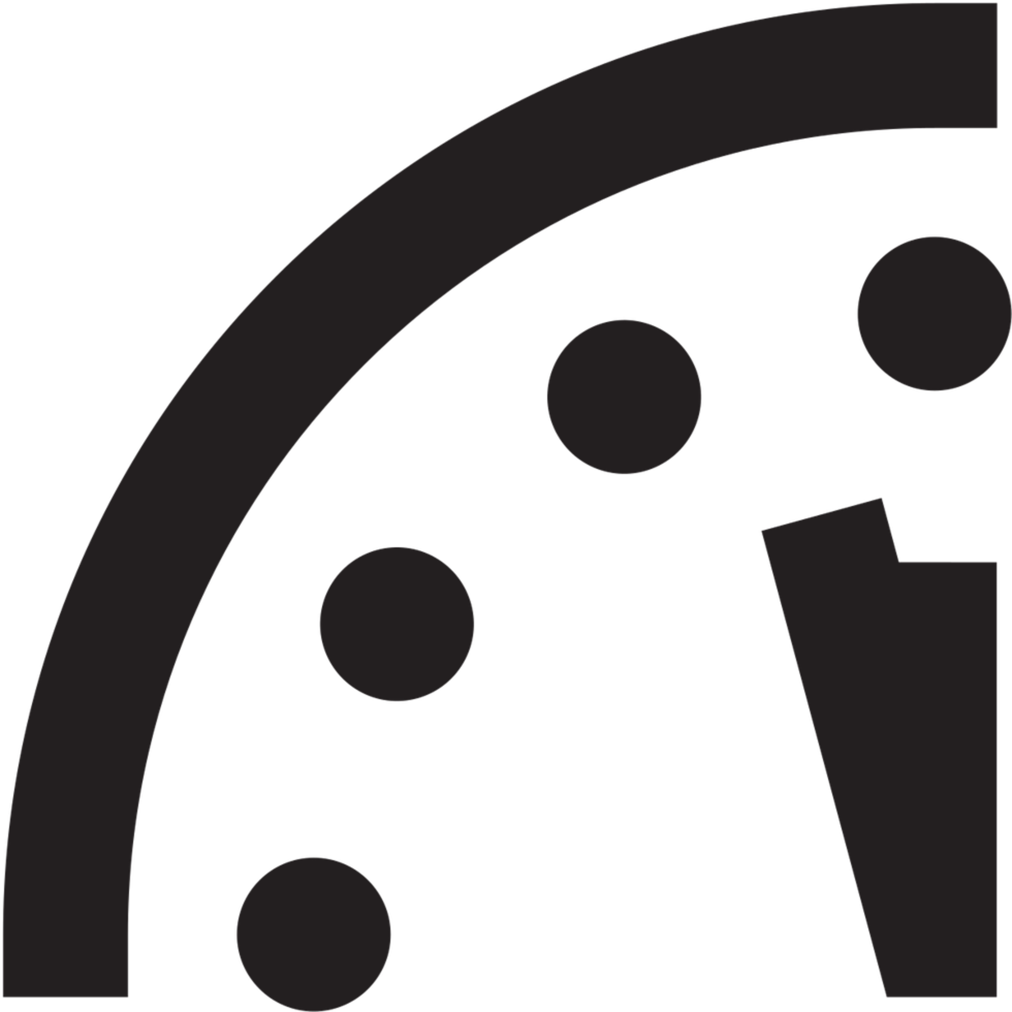 Doomsday Clock 2 5 Minutes Svg - Doomsday Clock Png (1920x1920), Png Download